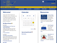 Tablet Screenshot of grandhavenbands.org